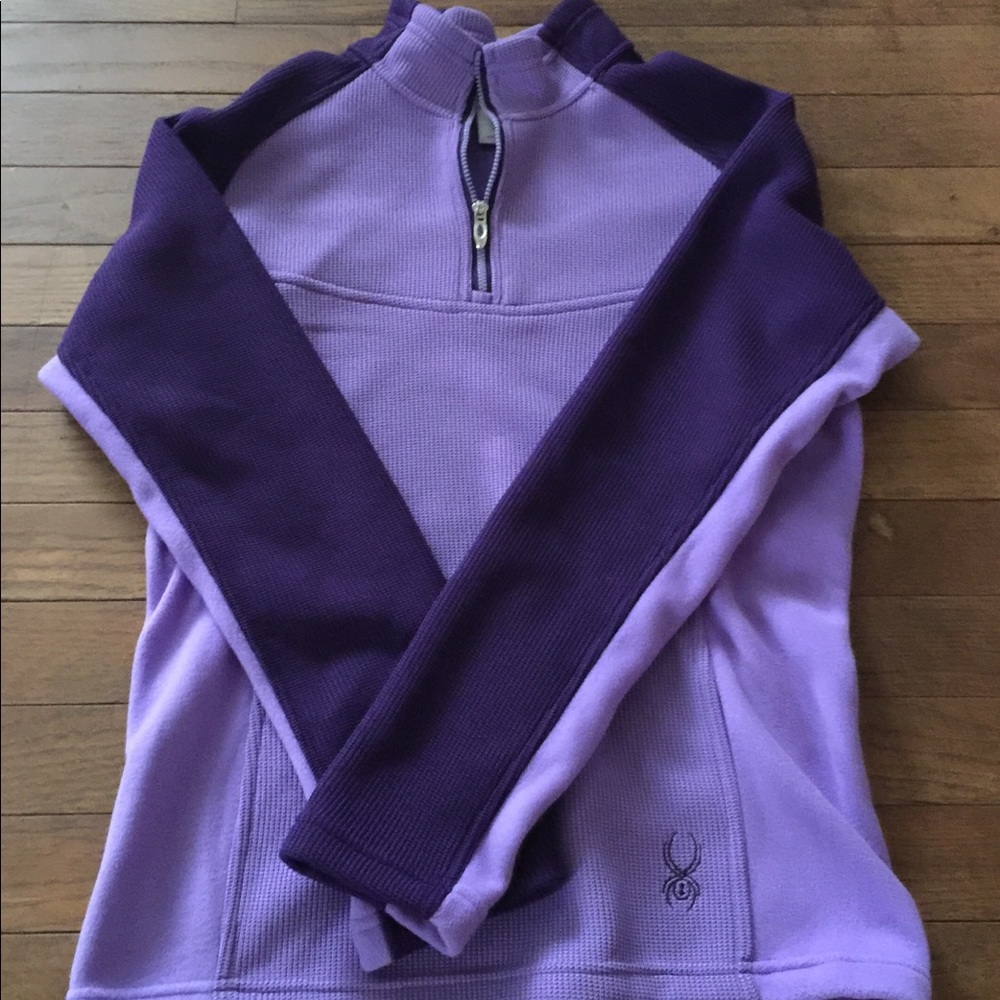 Spyder pullover purple